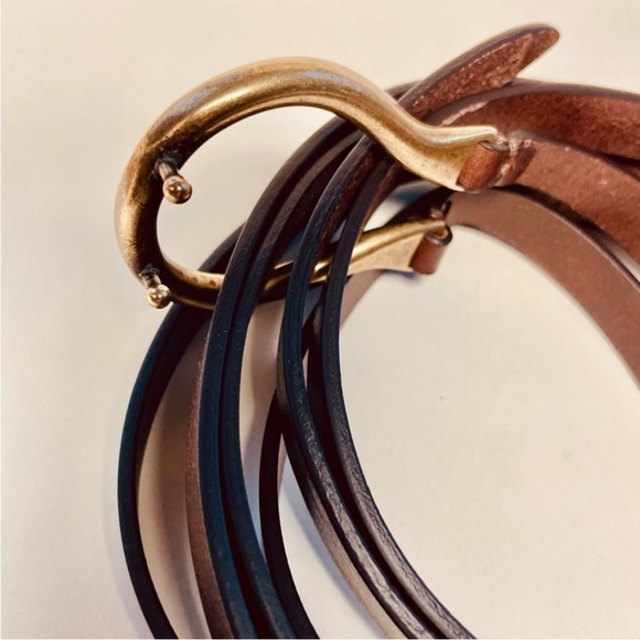 LAST ONE! Sundance Horseshoe Wrap Belt II, NWT, Large, Color: “Saddle” - Picture 13 of 16